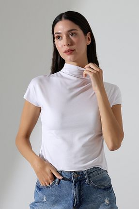 تیشرت سفید زنانه اورسایز Endies - کد 930504311