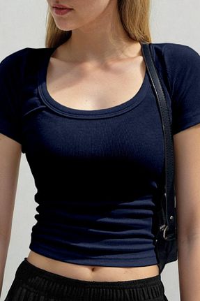 بلوز سرمه ای زنانه ساده Teenage Millionaire - کد 930526935