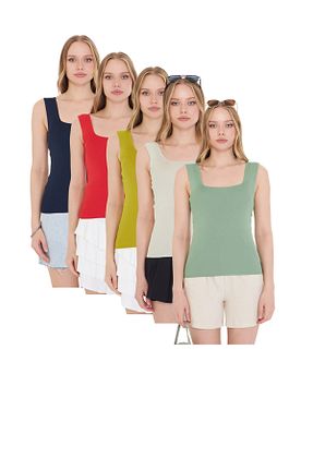 رکابی رنگی زنانه بدون آستین THIFF GYMWEAR - کد 930525336