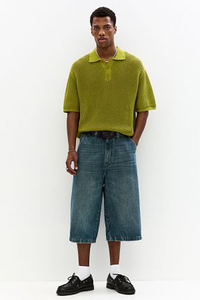 تیشرت سبز مردانه رگولار Pull & Bear - کد 930480982