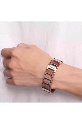 دستبند جواهر نارنجی زنانه Alsade - کد 927139145