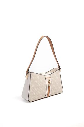 کیف دوشی بژ زنانه چرم مصنوعی Silver Polo - کد 930537726