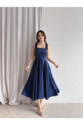 لباس سرمه ای زنانه بافتنی Mooi Butik - کد 930533119