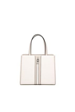 کیف دستی سفید زنانه چرم مصنوعی Silver Polo - کد 930538505