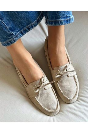 کفش لوفر بژ زنانه جیر Zuum - کد 930511070