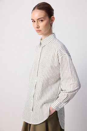 پیراهن حجاب خاکی زنانه اورسایز Touche Prive - کد 930530404
