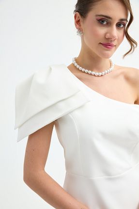 لباس سفید زنانه بافتنی Lafaba - کد 928948955