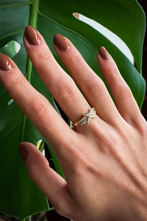 انگشتر استیل (فولاد) زرد زنانه استیل ضد زنگ Radino Collection - کد 930544418