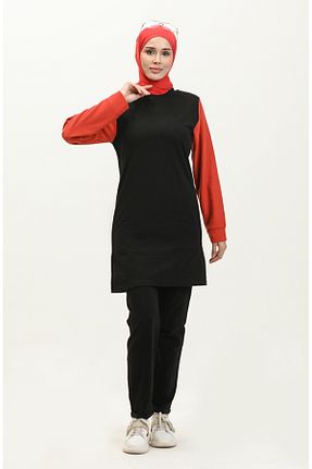 شلوار کرمگن مشکی زنانه رگولار sefamerve - کد 836139694