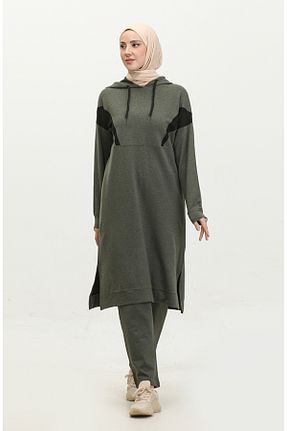 شلوار کرمگن خاکی زنانه رگولار sefamerve - کد 836132213