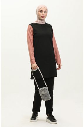 شلوار کرمگن مشکی زنانه رگولار sefamerve - کد 836163626