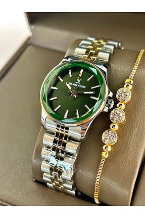 ساعت مچی زرد زنانه 31-35 میلی متر Daniel Klein - کد 878844852