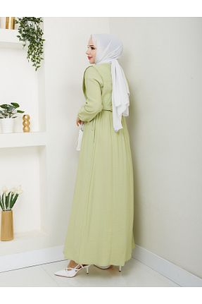 لباس حجاب سبز زنانه اسلیم Moda Krash - کد 930547563