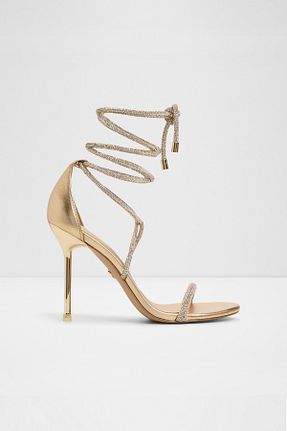 صندل طلائی زنانه پاشنه نازک Aldo - کد 930555093