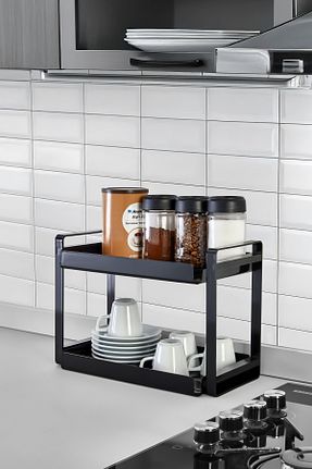 قفسه آشپزخانه مشکی ASlife Home - کد 930554094
