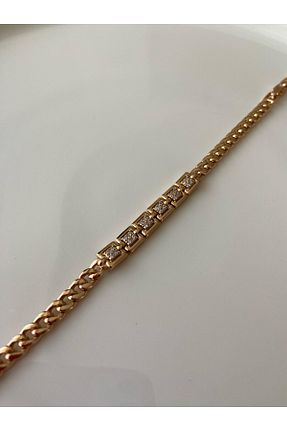 دستبند استیل (فولاد) زرد رودیوم Freyja Aksesuar - کد 930597087