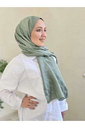 شال سبز زنانه Kesik Elyaf Eyfel - کد 922885104