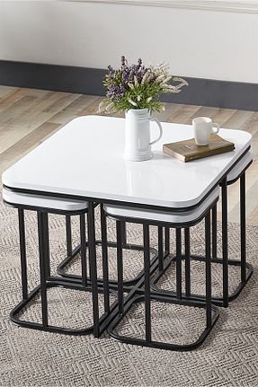 میز جلو مبلی سفید Suntalam SEDAŞ LIVING UNITS - کد 828913955