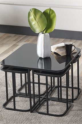 میز جلو مبلی مشکی شیشه SEDAŞ LIVING UNITS - کد 828998245