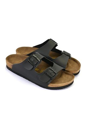 دمپائی مشکی مردانه نبوک Slazenger - کد 930606956