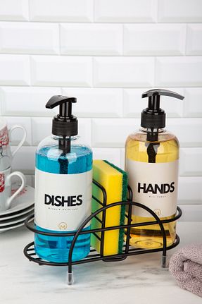جا صابونی مشکی فلزی MultiStore - کد 930630699