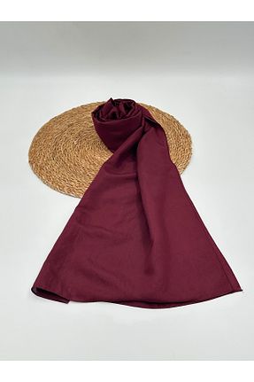 شال زرشکی زنانه پنبه ای ipekhane - کد 930629514