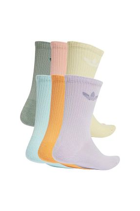 جوراب بنفش زنانه پنبه ای adidas - کد 929893871