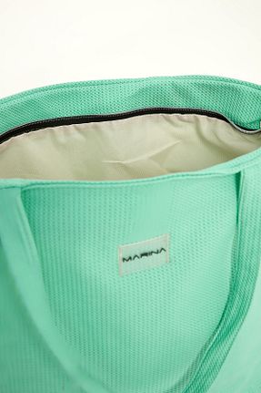 کیف ساحلی سبز زنانه پارچه ای Marina - کد 930680015