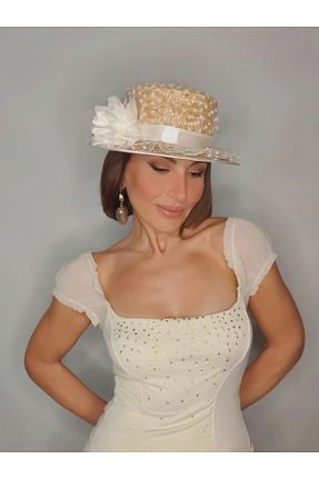 کلاه نباتی زنانه حصیر Senbeno Design - کد 930683109