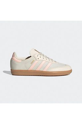 کفش اسنیکر بژ زنانه بند دار adidas - کد 930699392