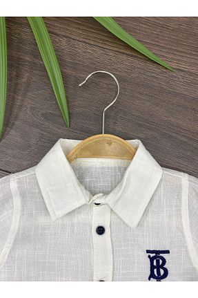 ست بالاتنه و پائین تنه سفید بچه گانه بافتنی seanto - کد 930841251