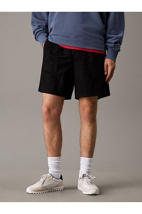 شلوارک و برمودا مشکی مردانه Straight Calvin Klein - کد 930851392