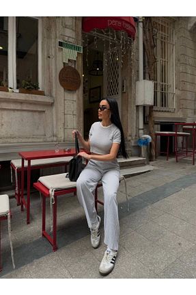 ست بالاتنه و پائین تنه سفید زنانه پنبه ای Genel Markalar - کد 927710669