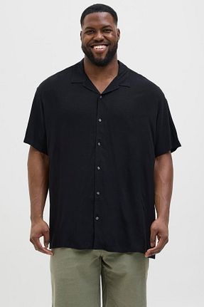 پیراهن مشکی مردانه سایز بزرگ Jack & Jones - کد 926561584