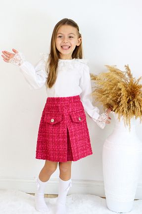 بادی سفید بچه گانه یقه دوچرخه Parla Kids - کد 362232799