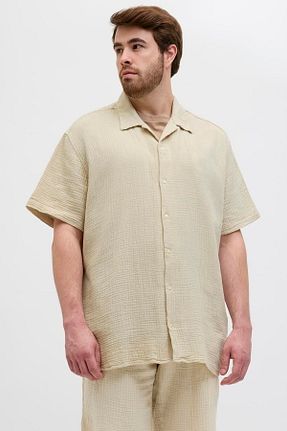 پیراهن سرمه ای مردانه سایز بزرگ Jack & Jones - کد 926747937