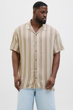 پیراهن طوسی مردانه Relaxed Jack & Jones - کد 924295734