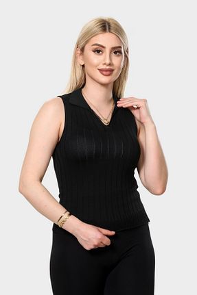 تیشرت مشکی زنانه اسلیم فیت NEWCO - کد 930890155