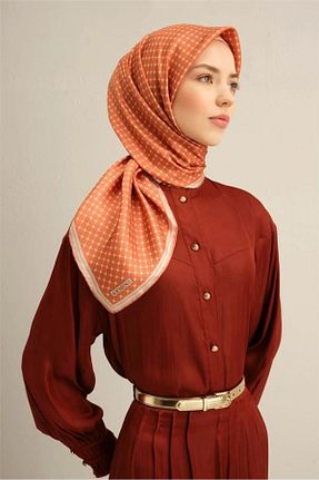 روسری نارنجی İpek Tivil Armine - کد 930771860