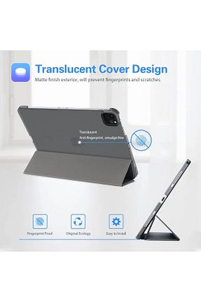 کیف تبلت طوسی Apple Uyumlu TEKNETSTORE - کد 892413339