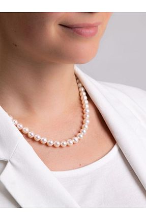 گردنبند مروارید سفید مروارید فرهنگی Zokak - کد 930752324