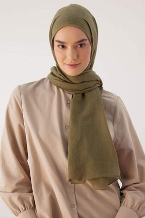 شال خاکی زنانه پنبه ای Defacto - کد 930785801