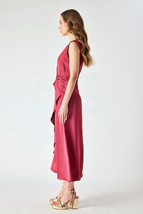 لباس زرشکی زنانه بافتنی FEVER - کد 930796854