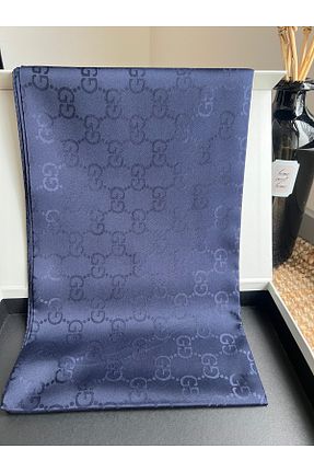 روسری سرمه ای 100 x 100 VaVscarfs - کد 931199514