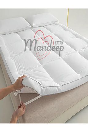 پد و تشک تخت سفید تکنفره mandeep yatak - کد 926002343