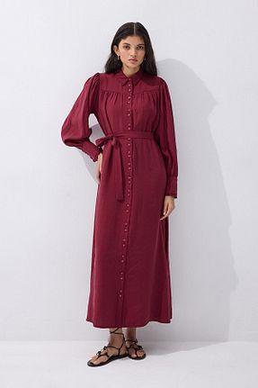لباس حجاب زرشکی زنانه Relaxed Hooopstore - کد 930791218