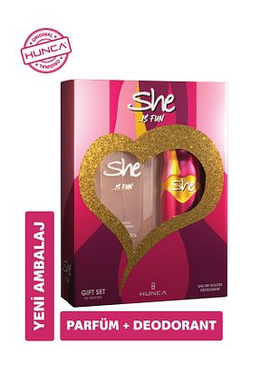 ست ادکلن متالیک زنانه She - کد 2174144