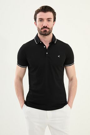 تیشرت مشکی مردانه اسلیم فیت Mcr - کد 930817690