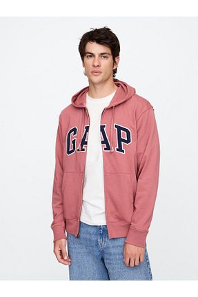 سوئیشرت قرمز مردانه چاپی GAP - کد 896806060