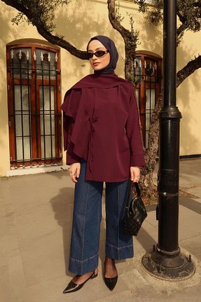 شلوار آبی زنانه پنبه ای KADRİYE BAŞTÜRK - کد 897209162